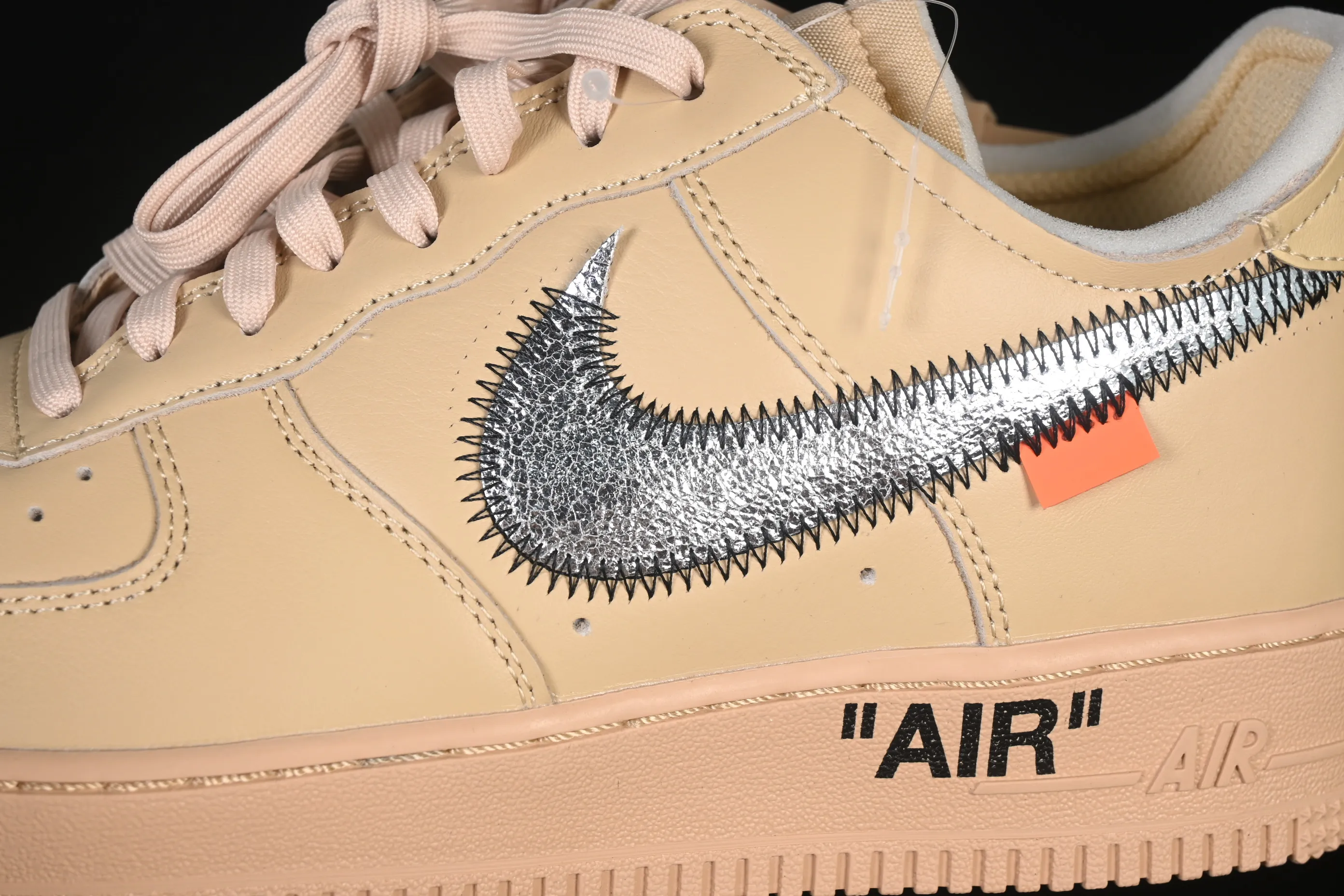 All categories Nk Air Force 1 Air Force Series Nk Air Force 1 Low Off-White x Nike Air Force 1 Low "Sesame" Sesame OW joint Air Force 1 low-top casual sneakers FD6900-200